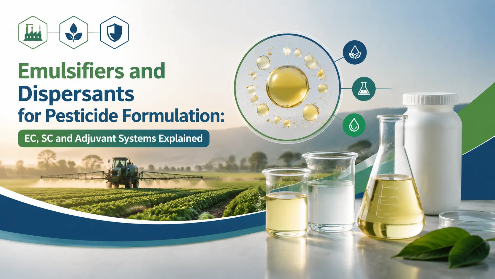 Emulsifiers and Dispersants for Pesticide Formulation: EC, SC and Adjuvant Systems Explained