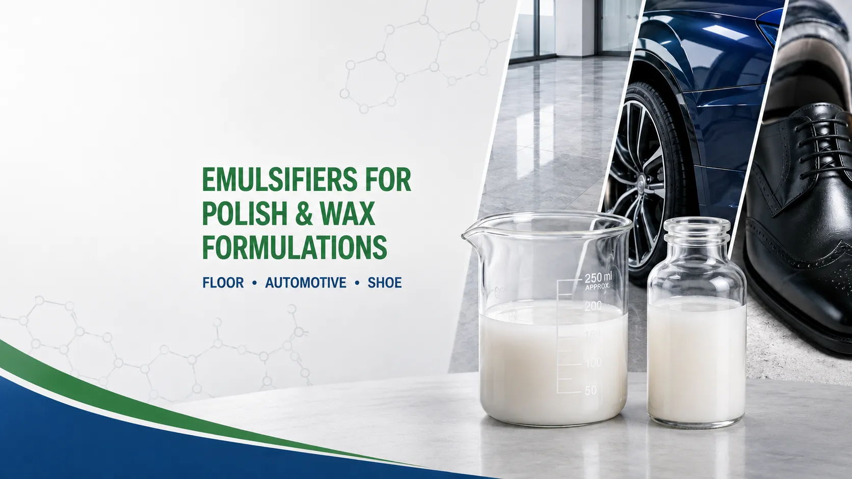 Emulsifiers for Polishes and Wax Formulations: Floor, Automotive and Shoe Polish Applications