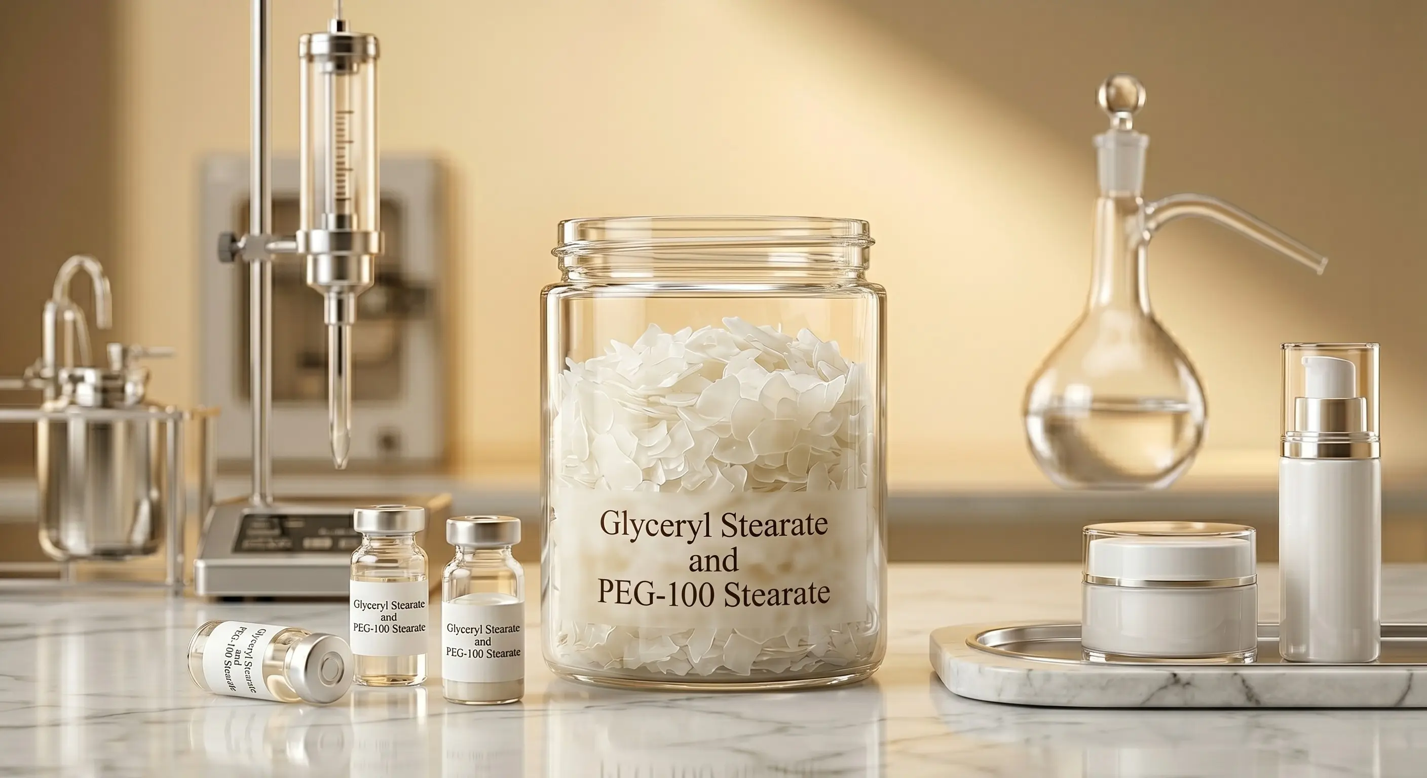 Glyceryl Stearate and PEG-100 Stearate: The Self-Emulsifying Blend Redefining Modern Emulsion Formulation