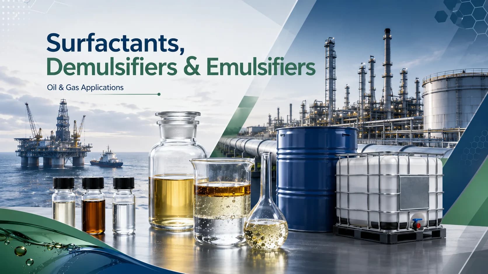 Surfactants, Demulsifiers and Emulsifiers for the Oil and Gas Industry: Upstream to Downstream Applications