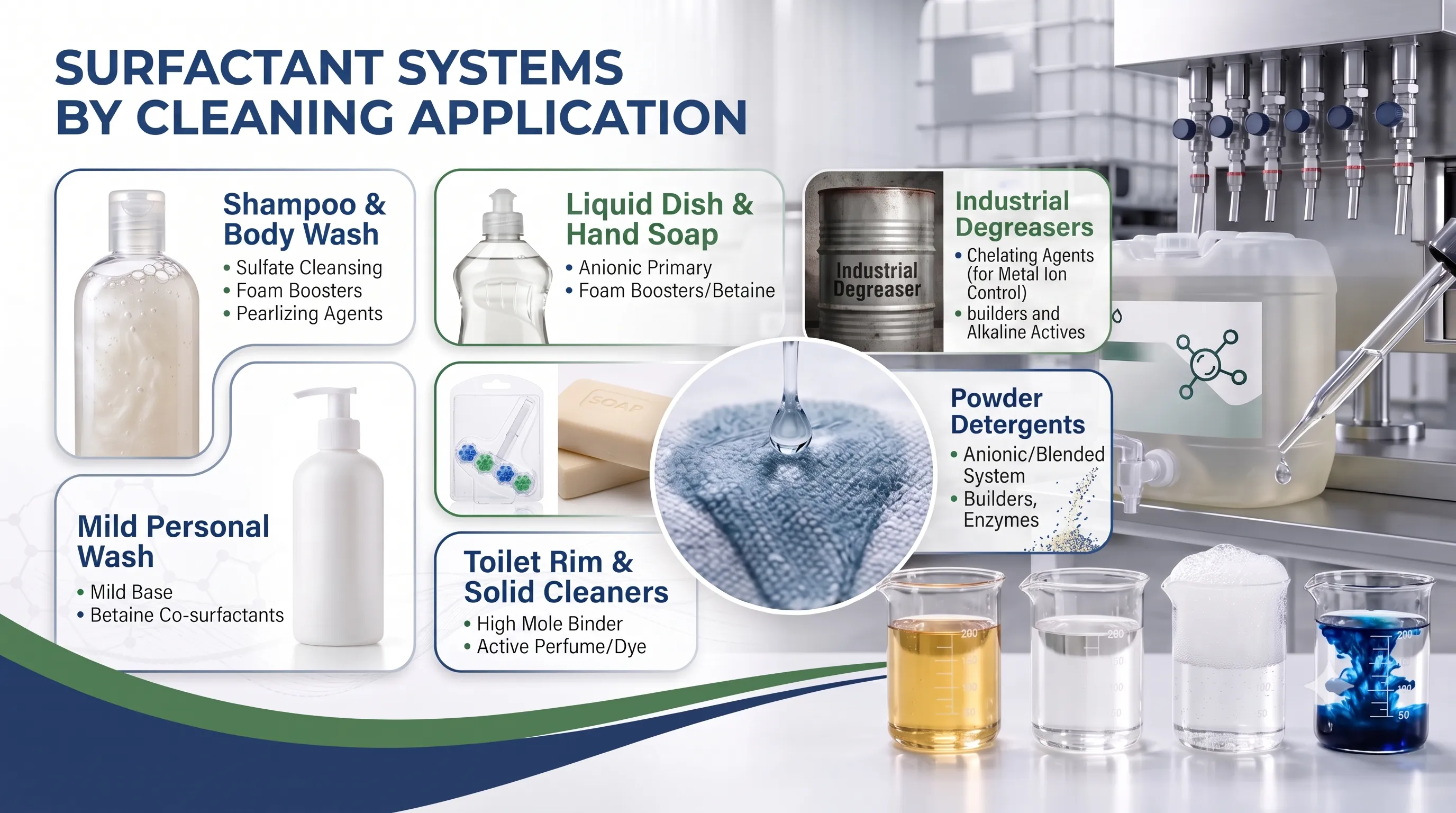 Comparing Surfactant Systems by Cleaning Application