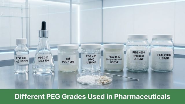 Different PEG Grades Used in Pharmaceuticals