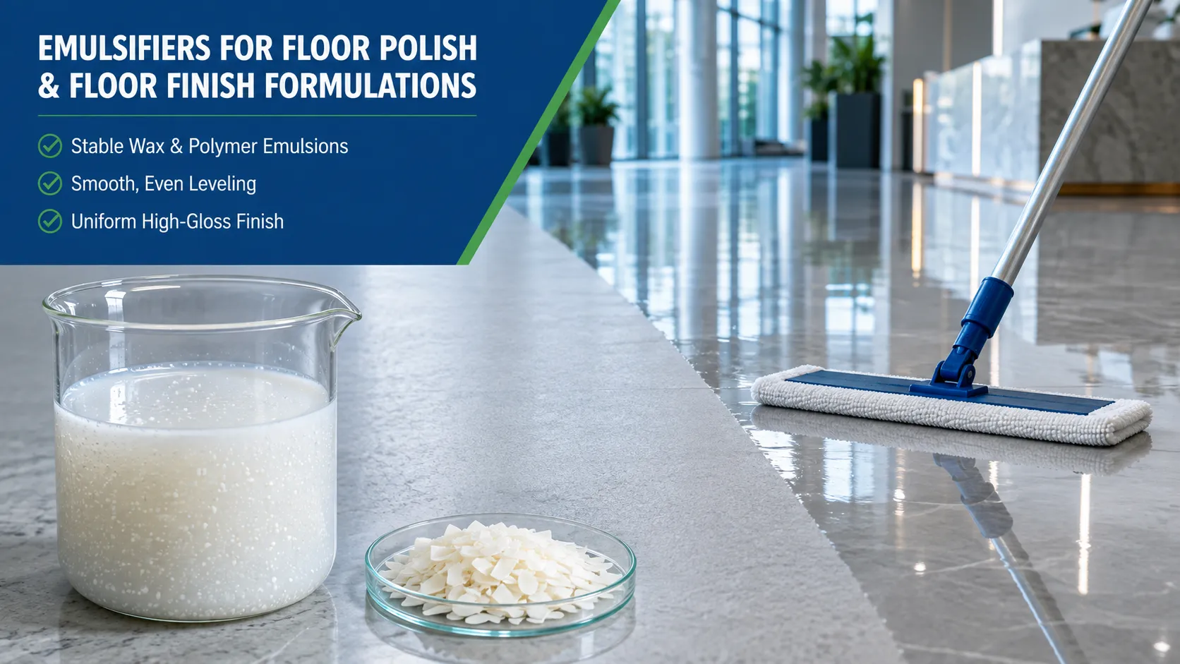 Emulsifiers for Floor Polish and Floor Finish Formulations