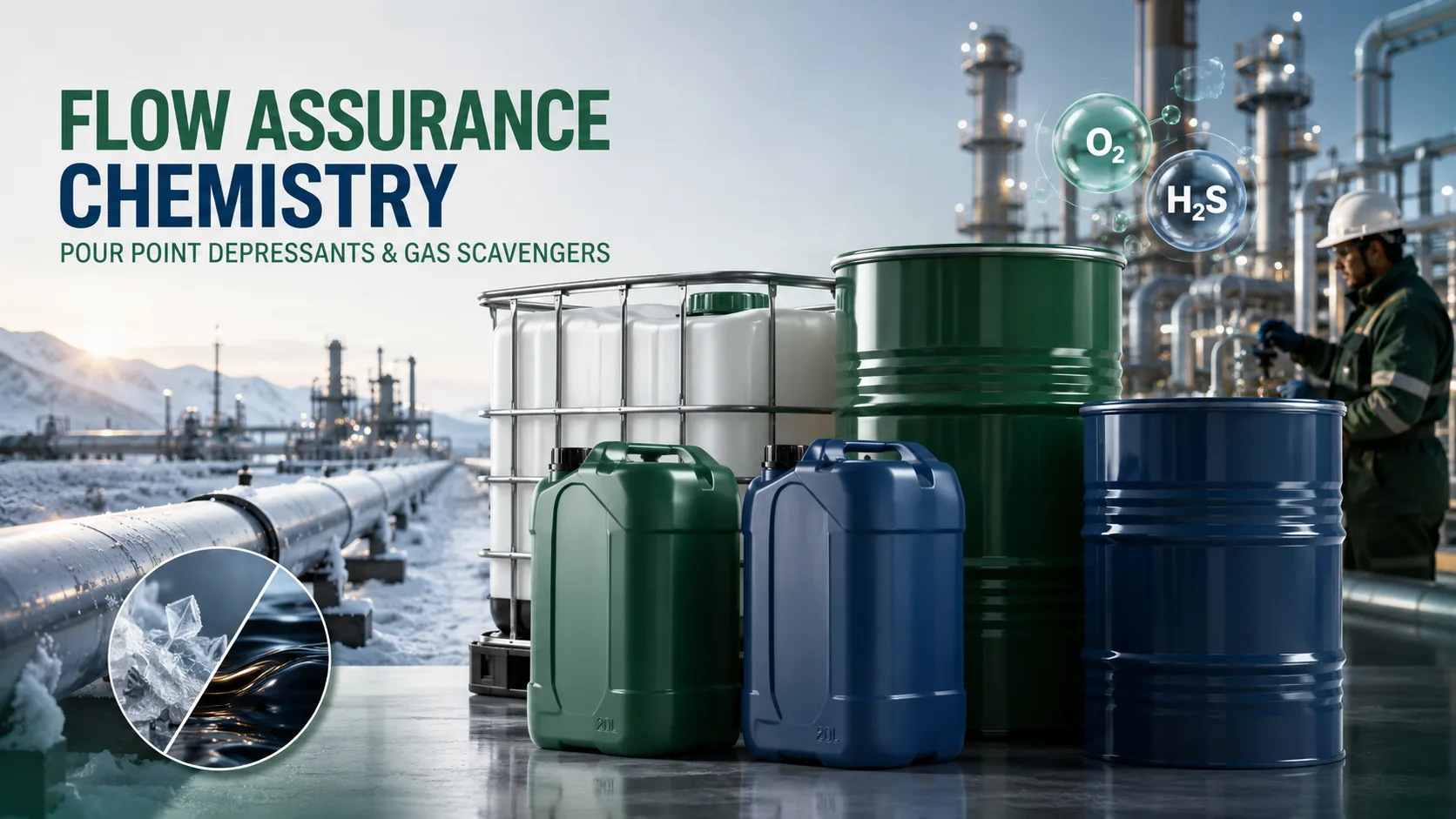 Flow Assurance: Pour Point Depressants and Gas Scavengers