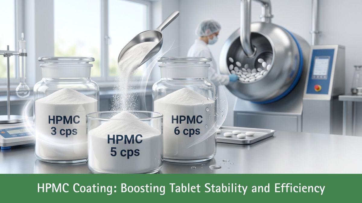 HPMC Coating: Boosting Tablet Stability and Efficiency