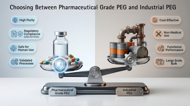 Choosing Between Pharmaceutical Grade PEG and Industrial PEG