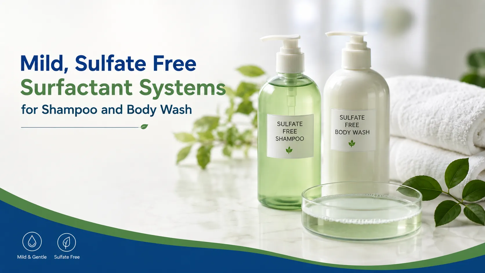 Mild, Sulfate Free Surfactant Systems for Shampoo and Body Wash