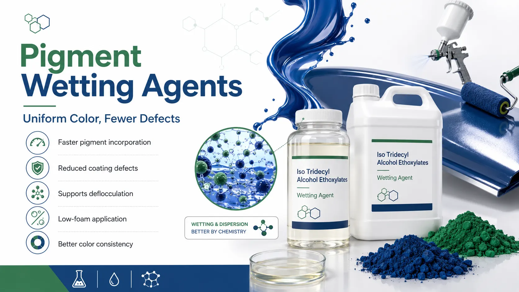 Pigment Wetting Agents: Achieving Uniform Color with Fewer Defects