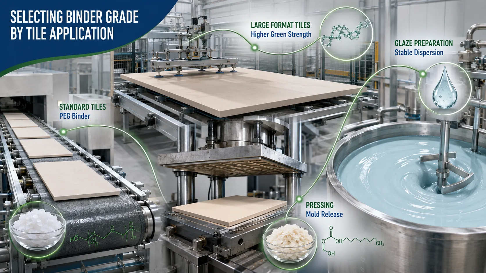 Selecting Binder Grade by Tile Format and Application